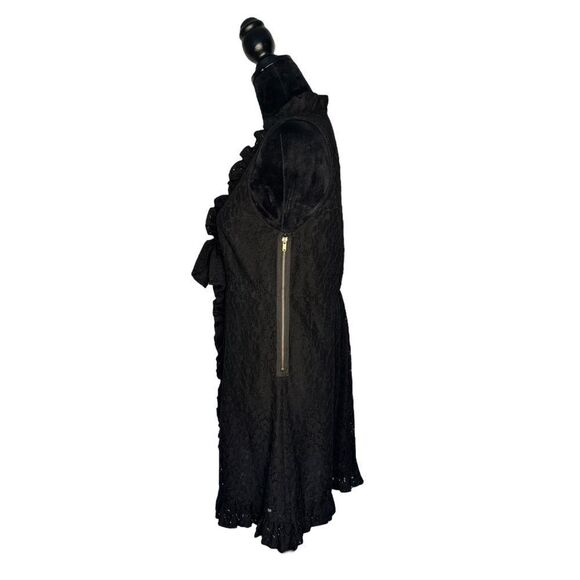 Marc By Marc Jacobs A-Line Lace Sleeveless Dress with Bow & Ruffle Detail Size 8 - Picture 7 of 15